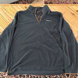 Grey Eddie Bauer quarter zip